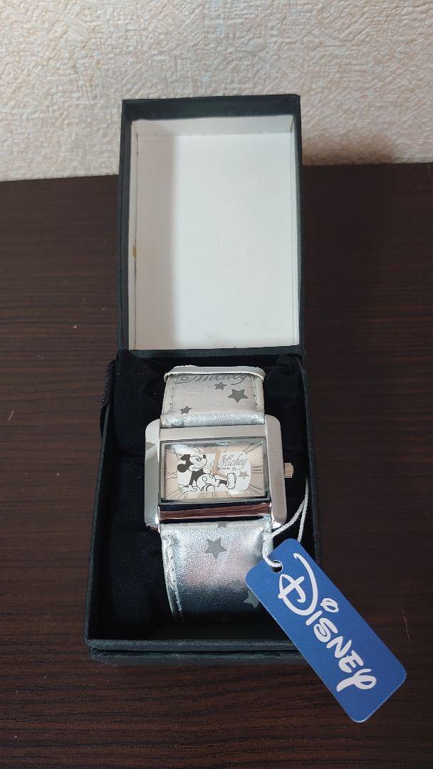 Mickey Watch Silver and Purple Set