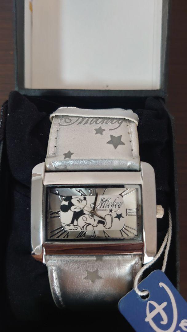 Mickey Watch Silver and Purple Set