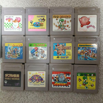 [Special Price Bargain] 12 Game Boy Games with 4 Cases