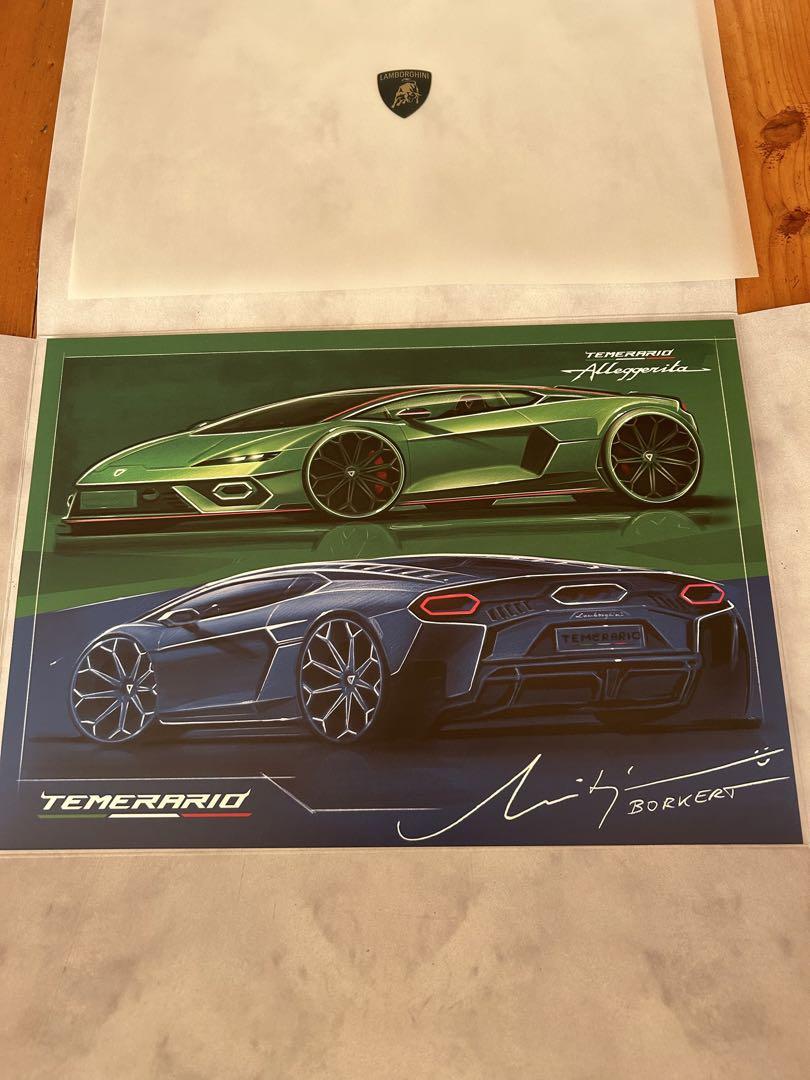 Lamborghini Téméraire Poster Illustration
