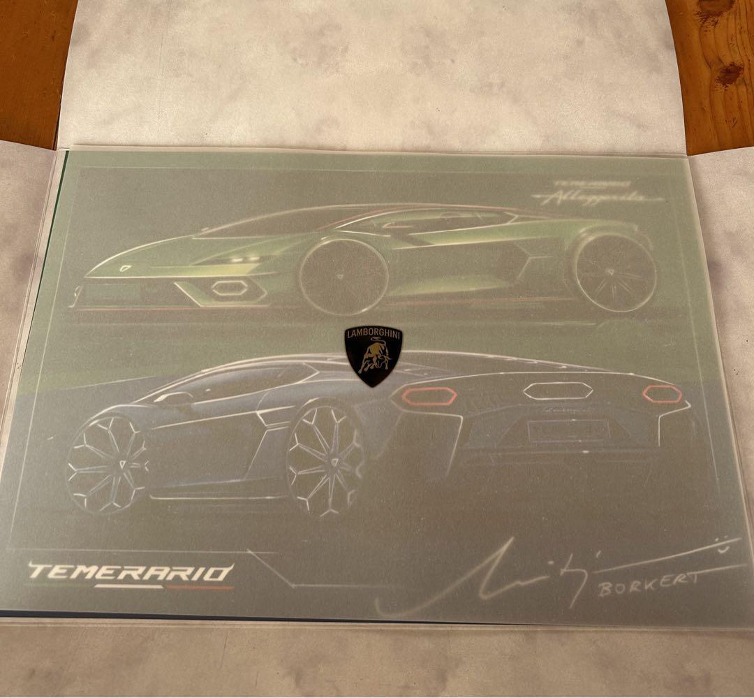 Lamborghini Téméraire Poster Illustration