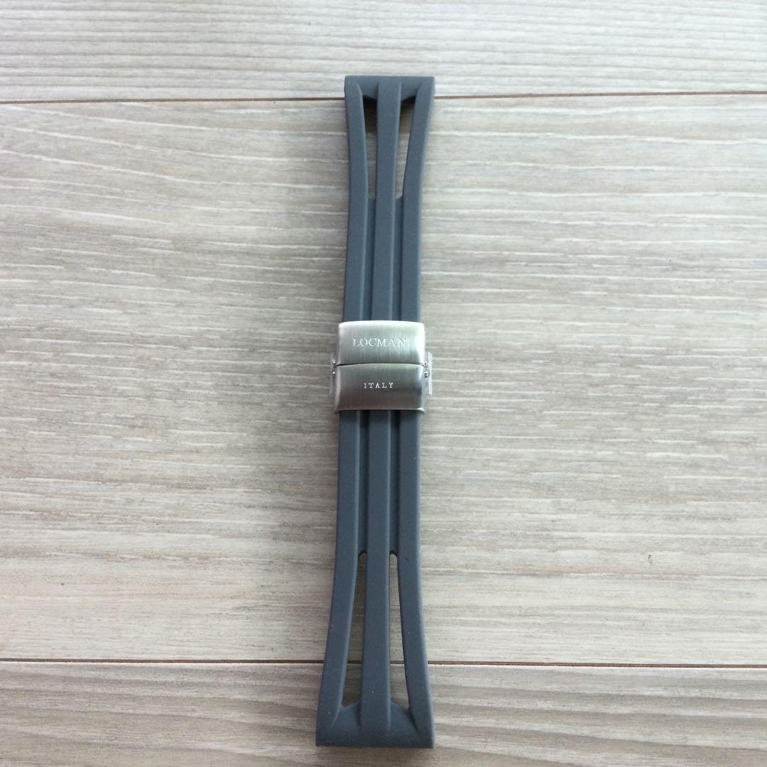 LOCMAN Genuine Rubber Strap Gray