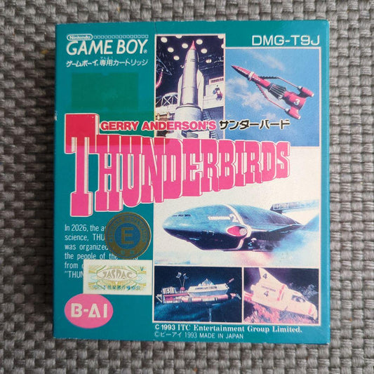 GAME BOY Game Boy Software Thunderbirds Rare Boxed