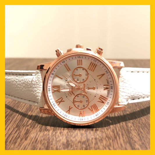 Ladies Watch Fashion Accessory White