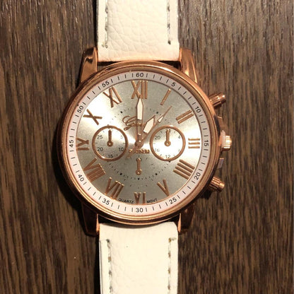 Ladies Watch Fashion Accessory White