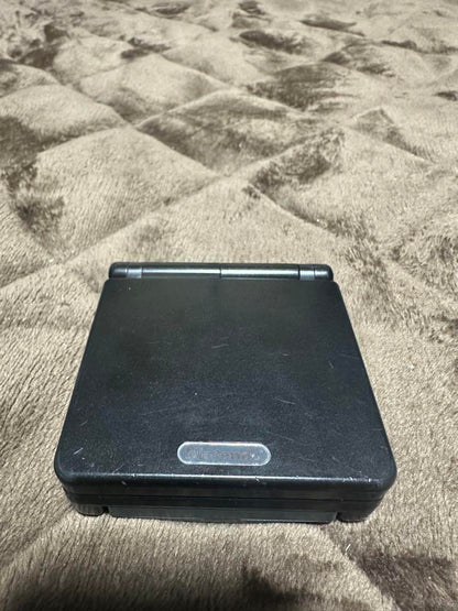 Nintendo Game Boy Advance SP Black AC Adapter Included