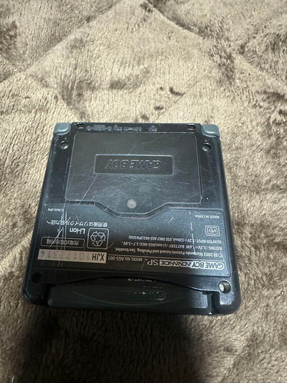 Nintendo Game Boy Advance SP Black AC Adapter Included
