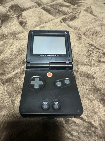 Nintendo Game Boy Advance SP Black AC Adapter Included