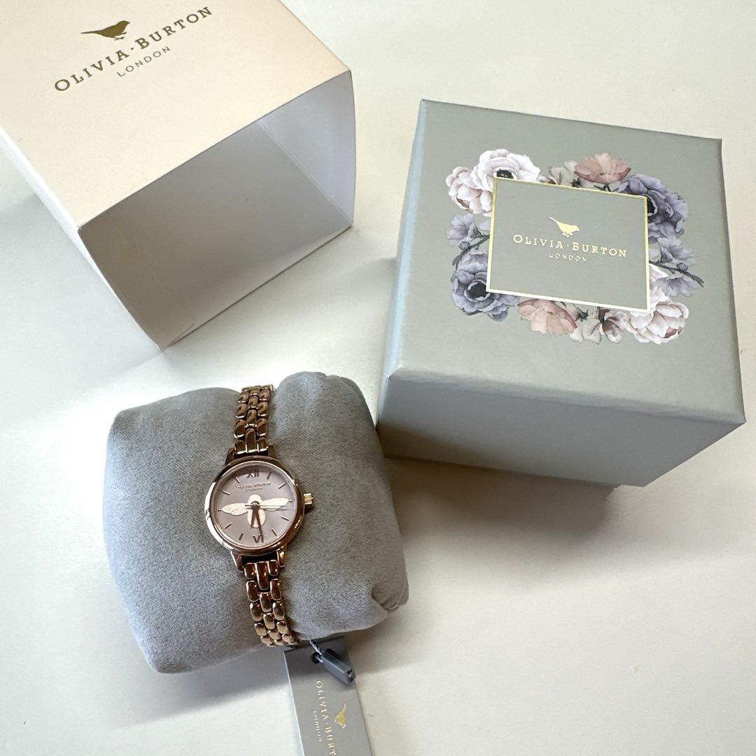 New Olivia Burton Rose Gold Bee Watch