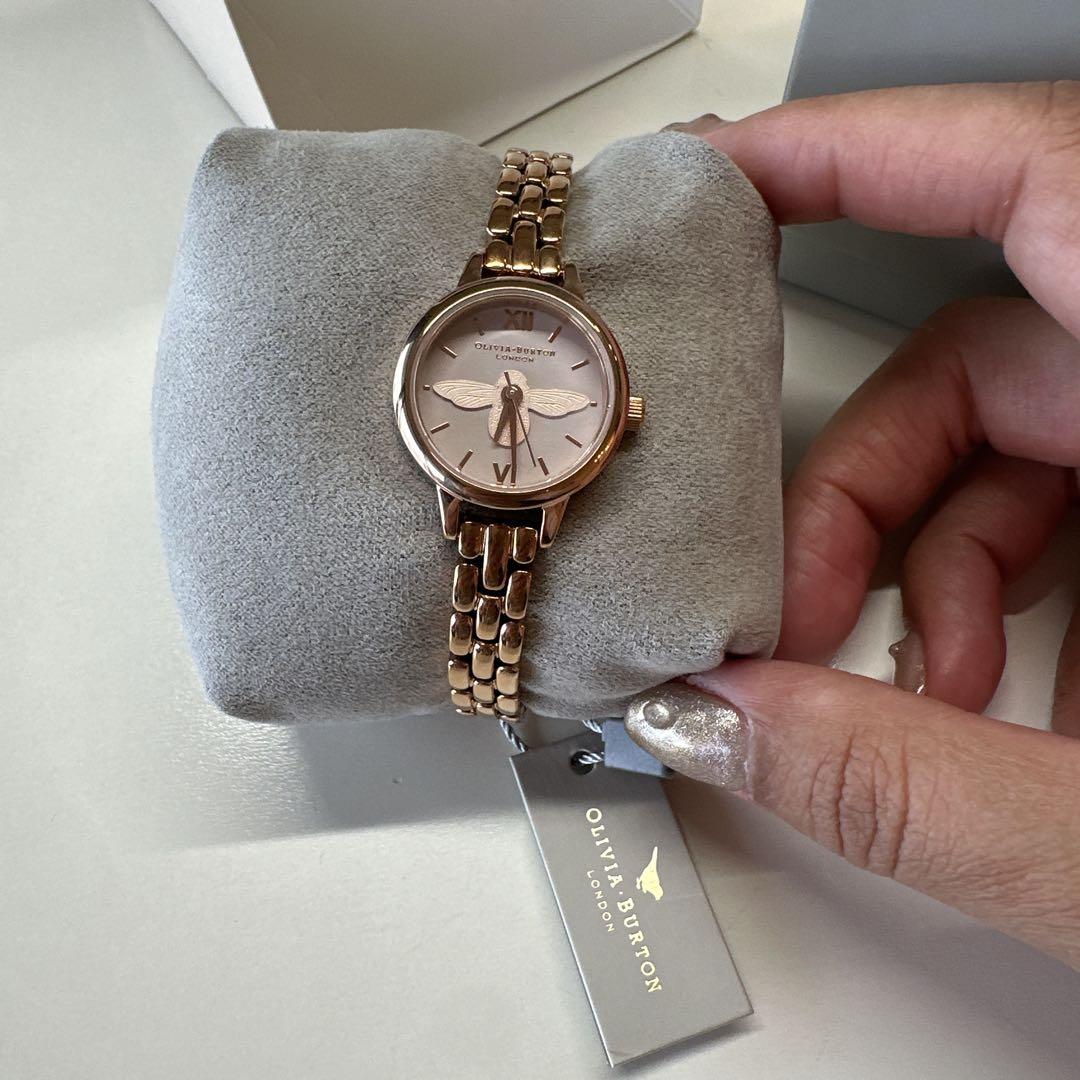 New Olivia Burton Rose Gold Bee Watch