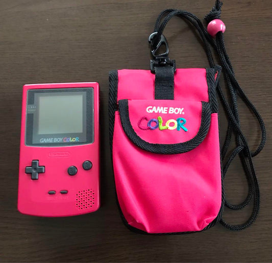 Game Boy Color (Red), case included