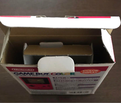 Game Boy Color (Red), case included