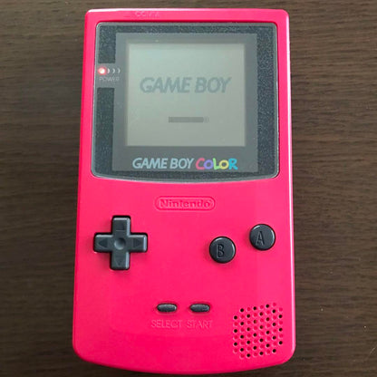 Game Boy Color (Red), case included