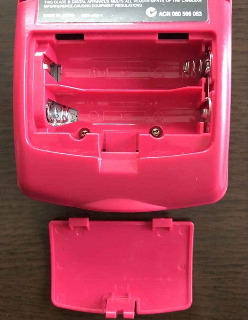 Game Boy Color (Red), case included