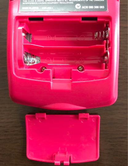 Game Boy Color (Red), case included