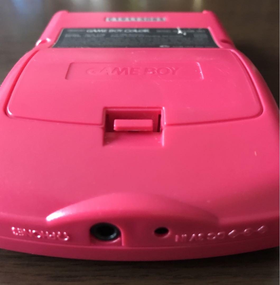 Game Boy Color (Red), case included