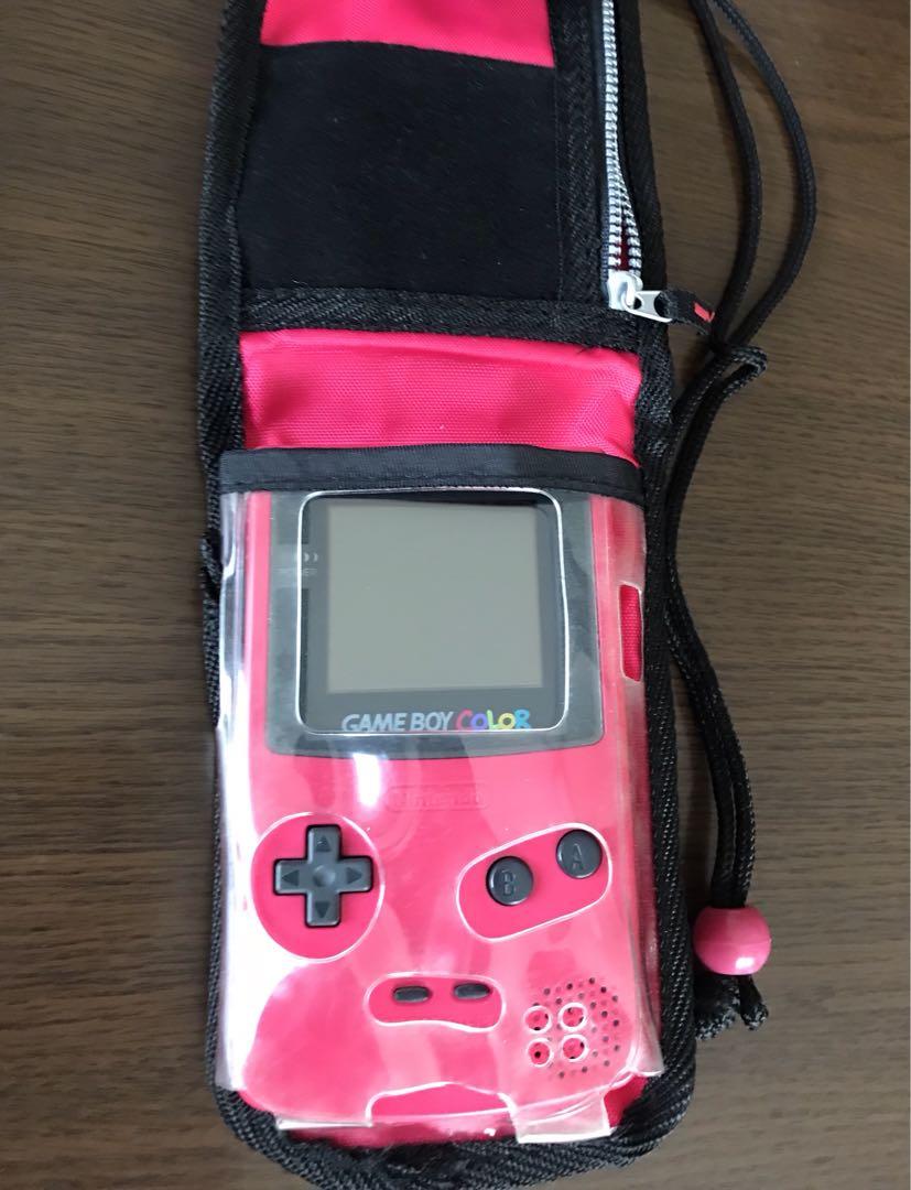 Game Boy Color (Red), case included