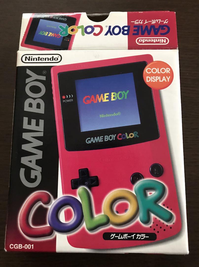 Game Boy Color (Red), case included