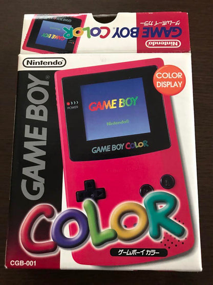 Game Boy Color (Red), case included