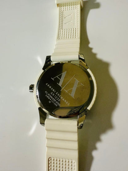 Armani Exchange Watch White