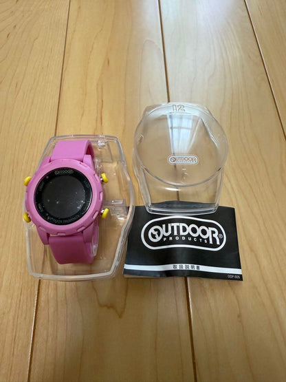 Unused OUTDOOR PRODUCTS Digital Watch Pink