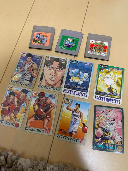 Game Boy Software and Card Sets