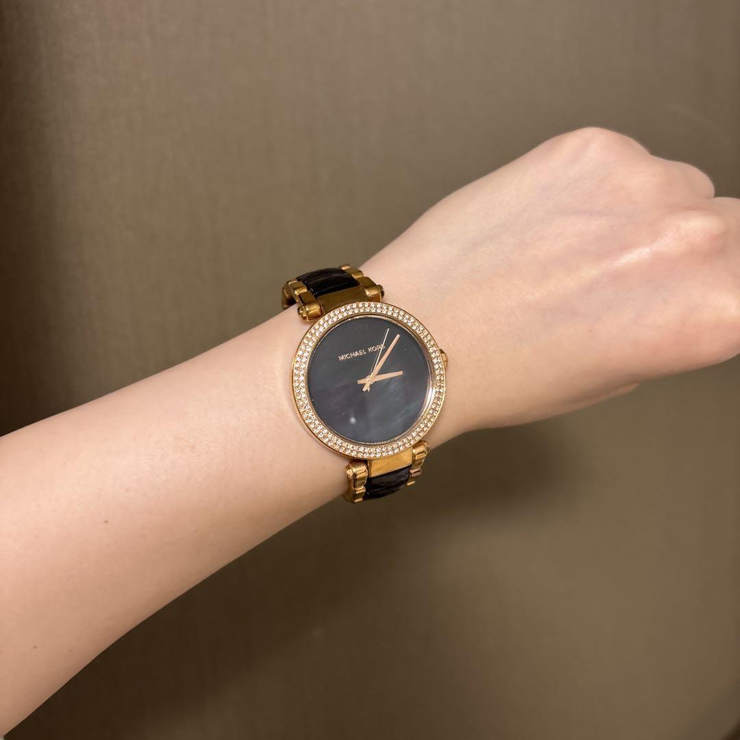 MICHAEL KORS Analog Winding Watch Gold/Black