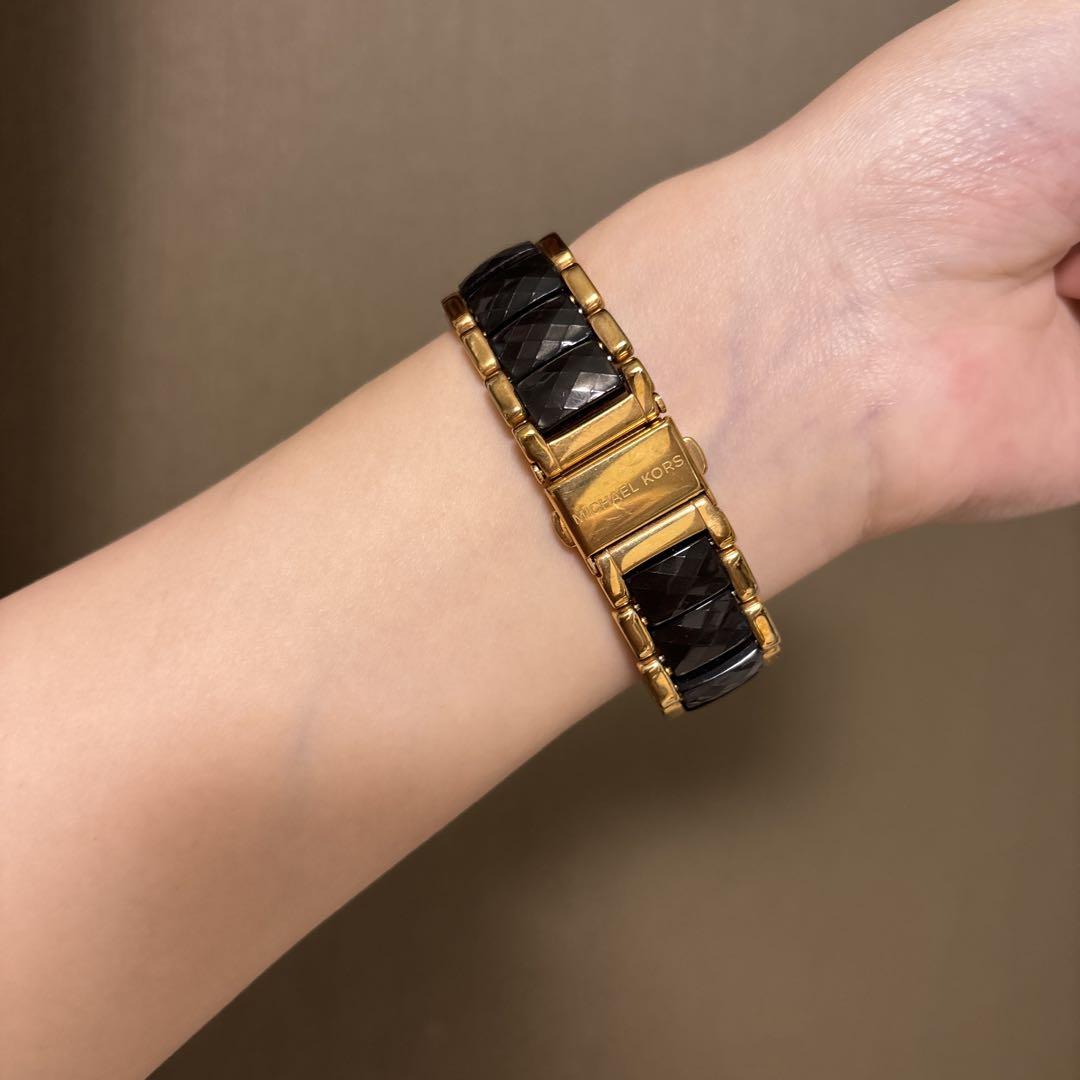 MICHAEL KORS Analog Winding Watch Gold/Black