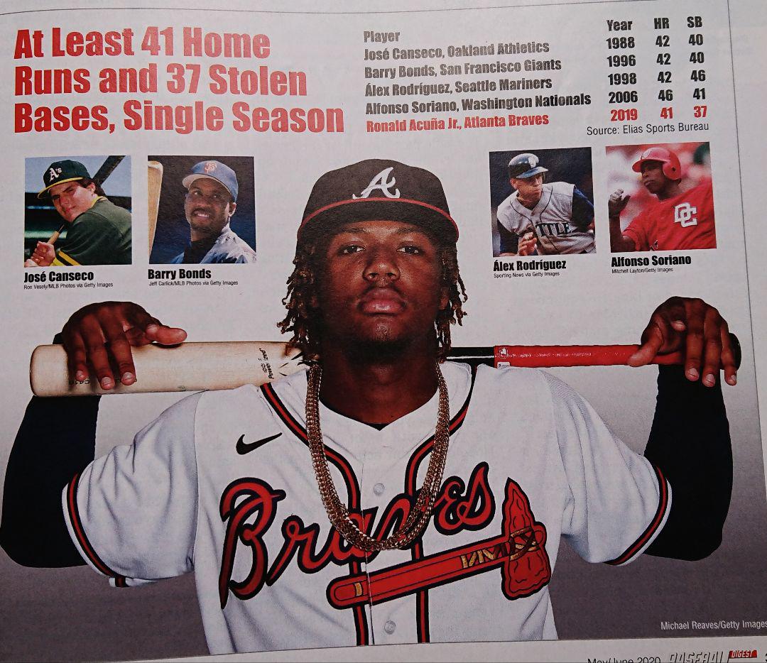 Baseball Digest MLB Acuna Jr. English Book Magazine Baseball