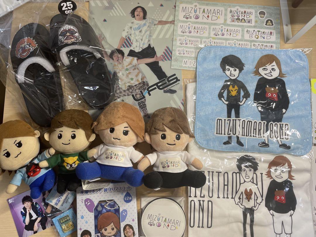 Bond Water Drop Goods Bundle Sale Hand-Signed Check Plushie T-Shirt Unused