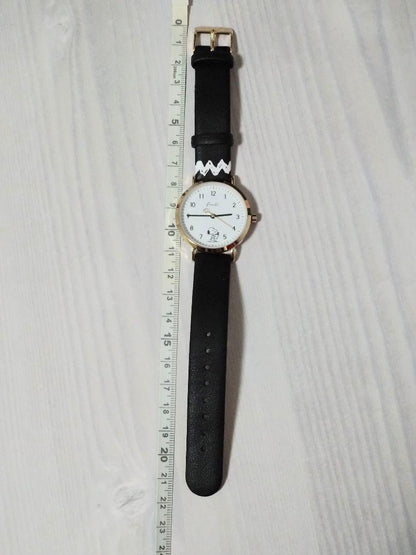 PEANUTS Belt Print Watch Snoopy Wristwatch