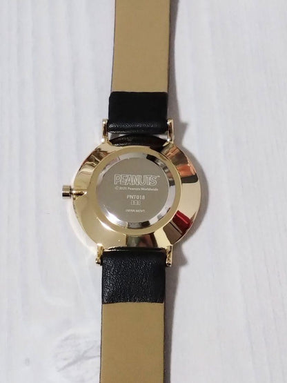 PEANUTS Belt Print Watch Snoopy Wristwatch