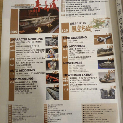 Model Graphix August 2009 No.8 Akagi Gundam