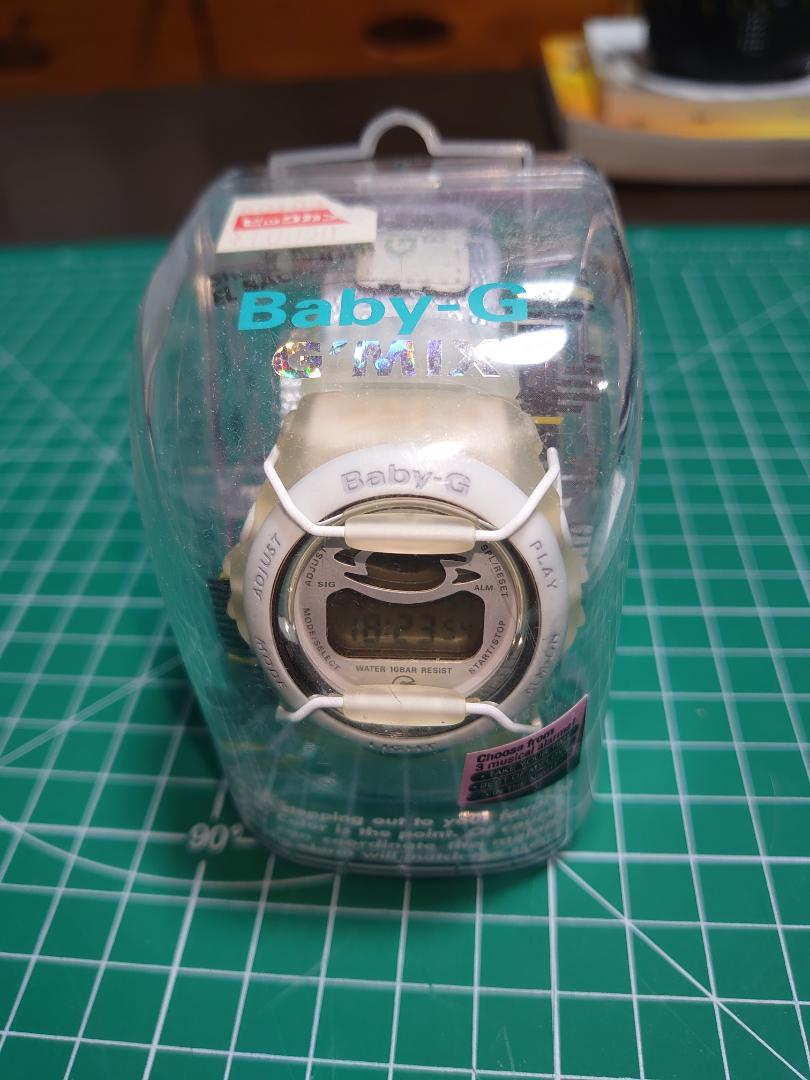 Battery Dead? Baby-G G'MIX Mirror White BG-390V-7T