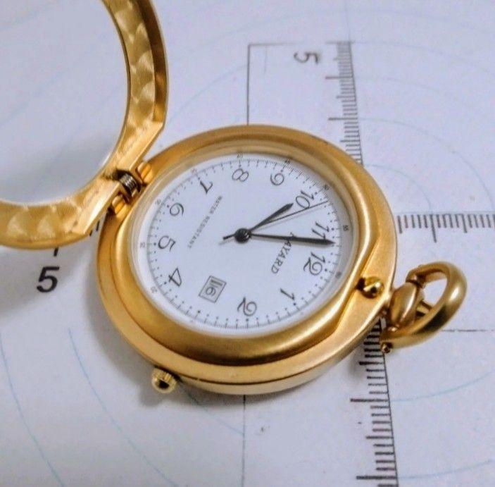 Unused Operating Product Maruman Rayard Pocket Watch with Loupe 8-Year Battery Life