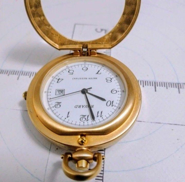 Unused Operating Product Maruman Rayard Pocket Watch with Loupe 8-Year Battery Life