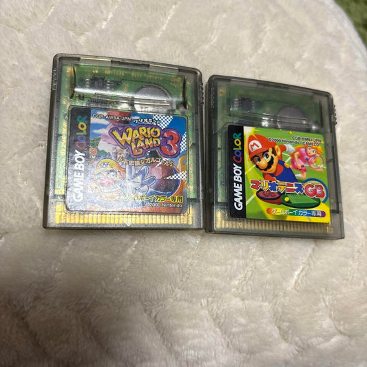 Mario Tennis & Wario Land 3 Game Boy Software (2-Pack)