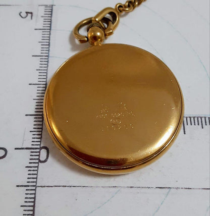 Vintage Working Product SEIKO Gold Pocket Watch 7N01−0020