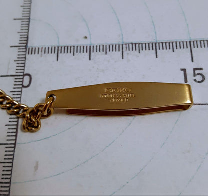 Vintage Working Product SEIKO Gold Pocket Watch 7N01−0020