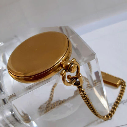 Vintage Working Product SEIKO Gold Pocket Watch 7N01−0020