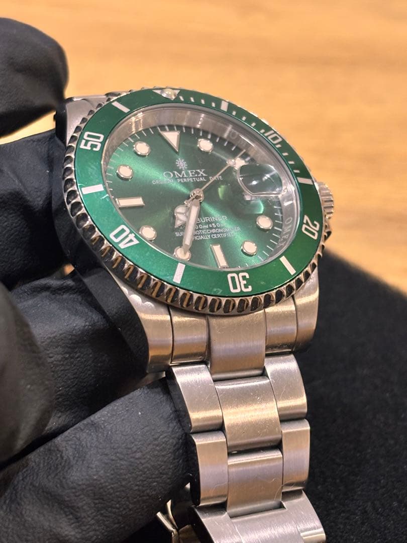 OMEX Omex Shablinna Silver Green [Excellent Condition]