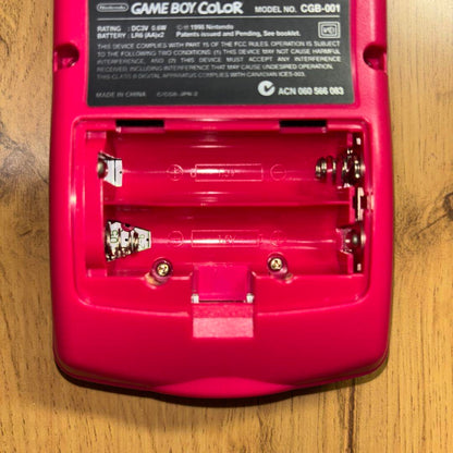 Beautiful condition Game Boy Color Red Main Unit Nintendo With Box