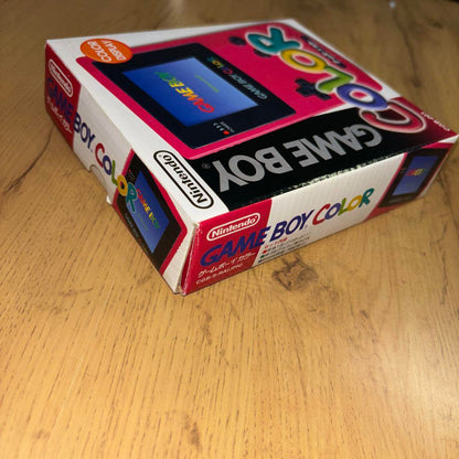 Beautiful condition Game Boy Color Red Main Unit Nintendo With Box