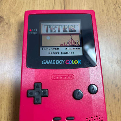 Beautiful condition Game Boy Color Red Main Unit Nintendo With Box