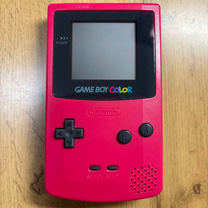 Beautiful condition Game Boy Color Red Main Unit Nintendo With Box