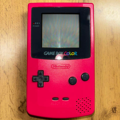 Beautiful condition Game Boy Color Red Main Unit Nintendo With Box