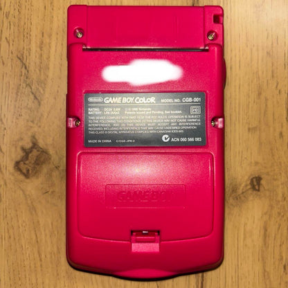 Beautiful condition Game Boy Color Red Main Unit Nintendo With Box