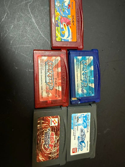 Nintendo Game Boy Advance SP Pokémon Case Software