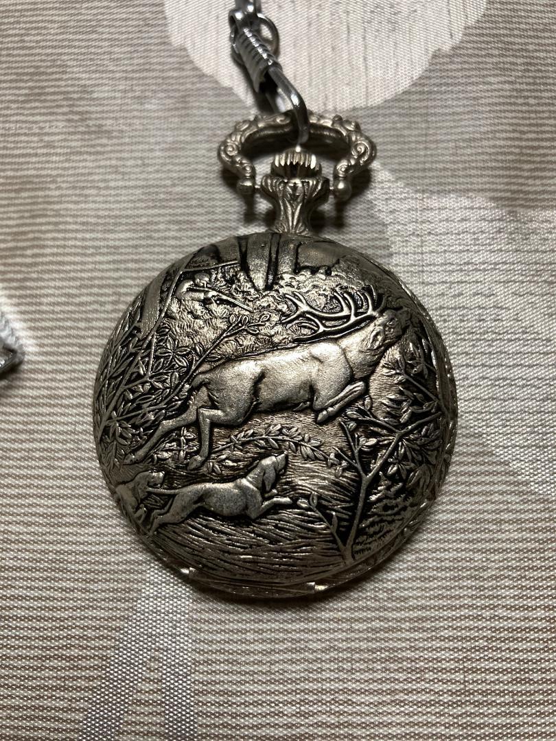 Pocket Watch with Lock and Case [JUSTY]