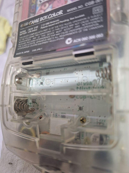 Game Boy Color Clear Body (Function Confirmed)